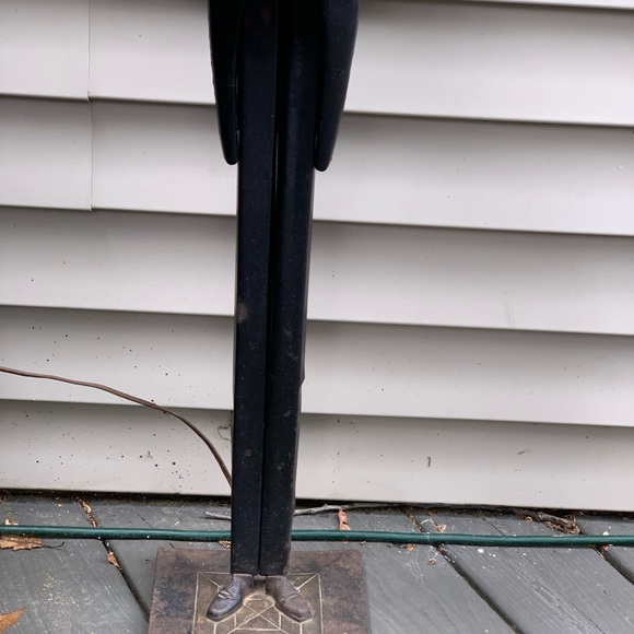 VINTAGE BLACK AMERICANA COLLECTIBLE BUTLER ASHTRAY LAMP SMOKING STAND - Picture 10 of 16